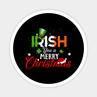 Irish You A Merry Ireland Flag Magnet